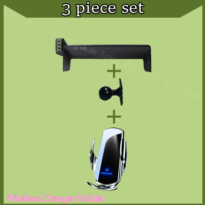 Car Mobile Phone Holder For Volkswagen ID.4 ID.5 2024 2025 12.9" Screen Mount MagSafe Bracket Wireless Charger Stand Accessories