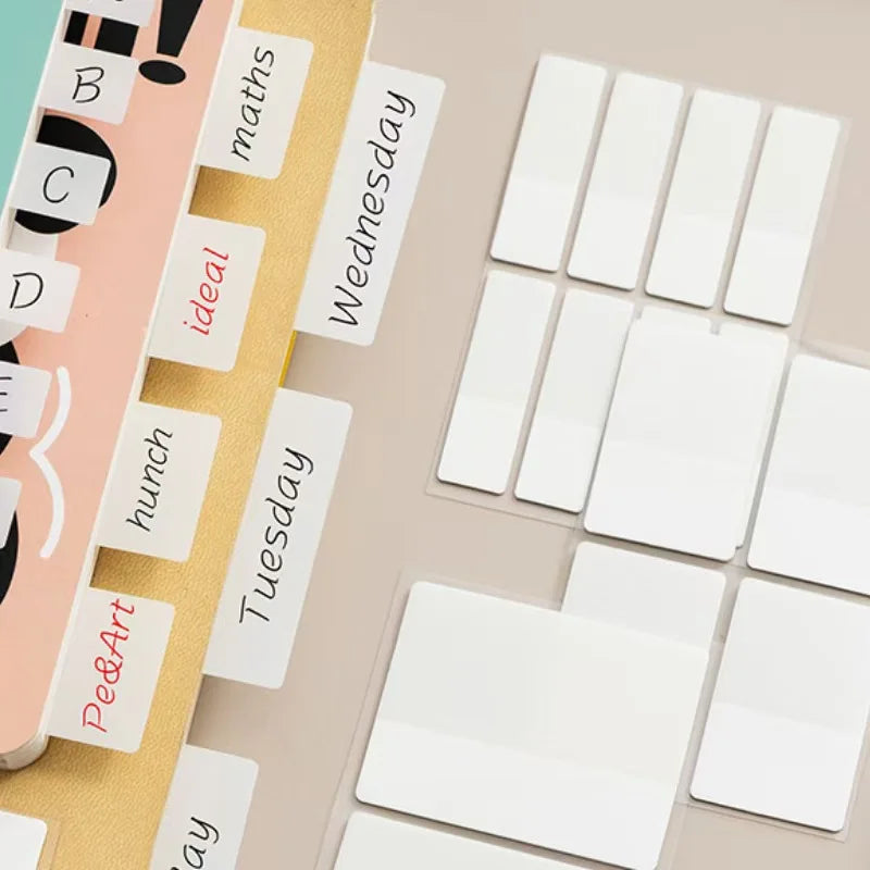 Clear Semi-Transparent Sticky Tabs