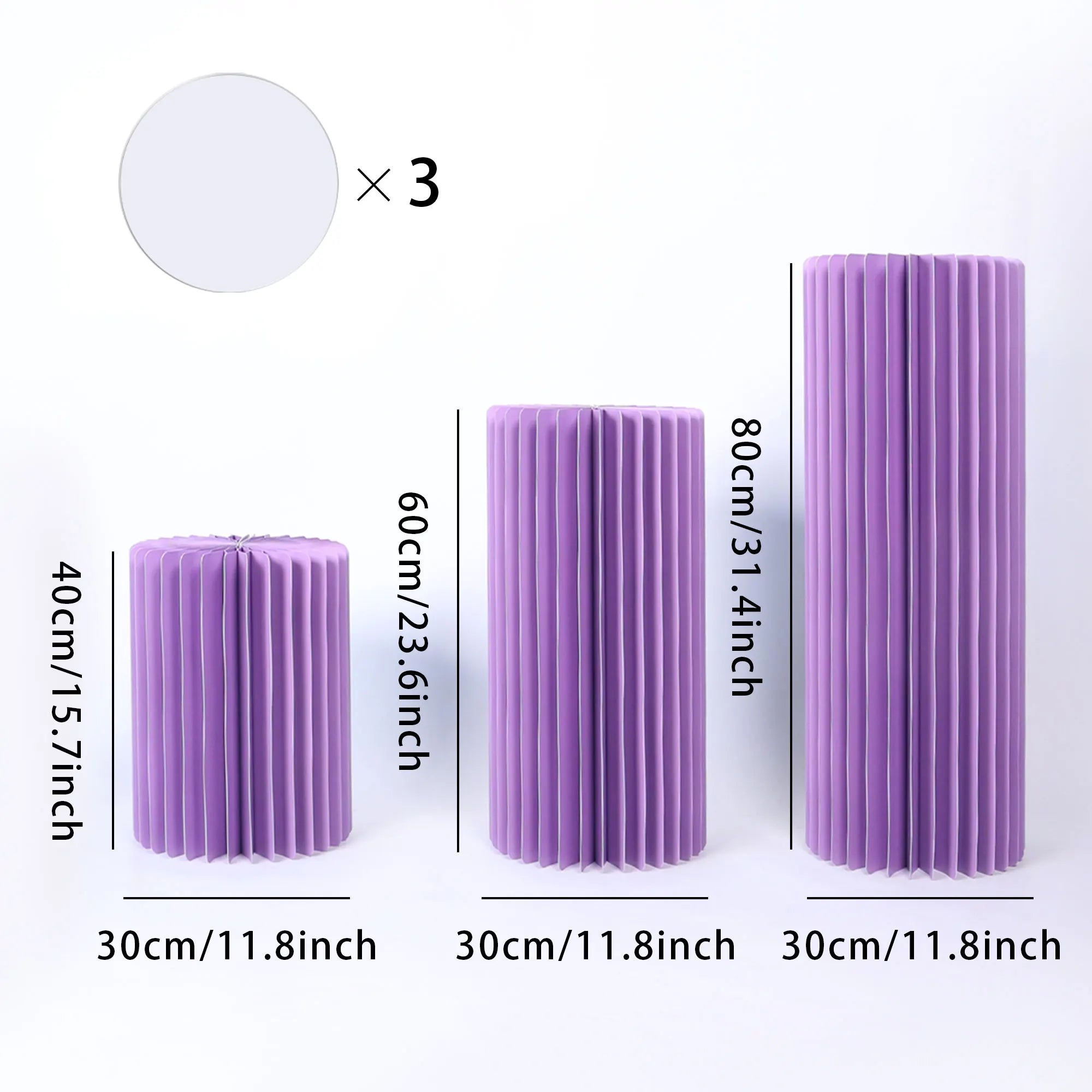 Centerpieces Cardboard Vases Foldable Cardboard Display Columns Stand for Wedding Birthday Party Backdrop Cupcake Decorations