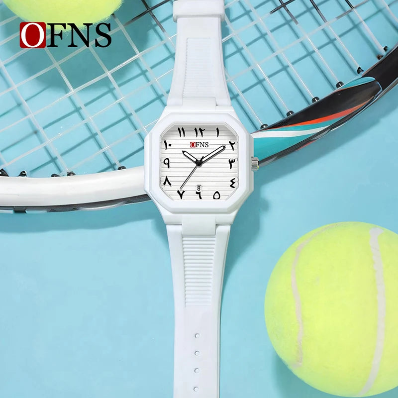 Men Women Minimalist Casual Student Quartz Watch Luminous Calendar