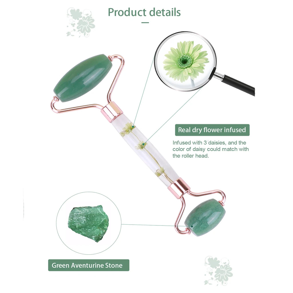 Natural Jade Roller Massager for Face Roller Face Massager Women Facial Beauty Skin Care Tools Body Relaxing Massager Good Gift