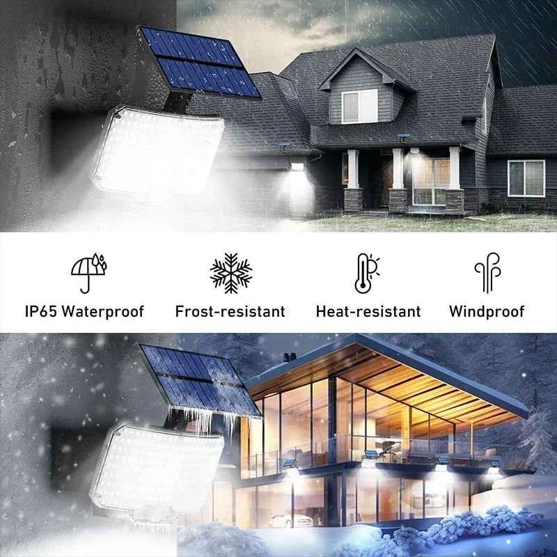 Solar Light Outdoor Wall Lamp LED Motion Sensor Waterproof