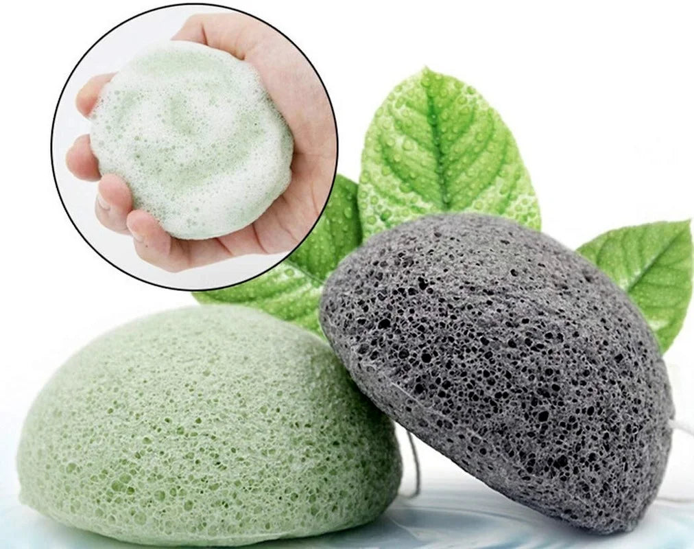 1PCS Natural Konjac Sponge - Gentle Exfoliating & Cleansing Face Wash Tool for Sensitive Skin Care