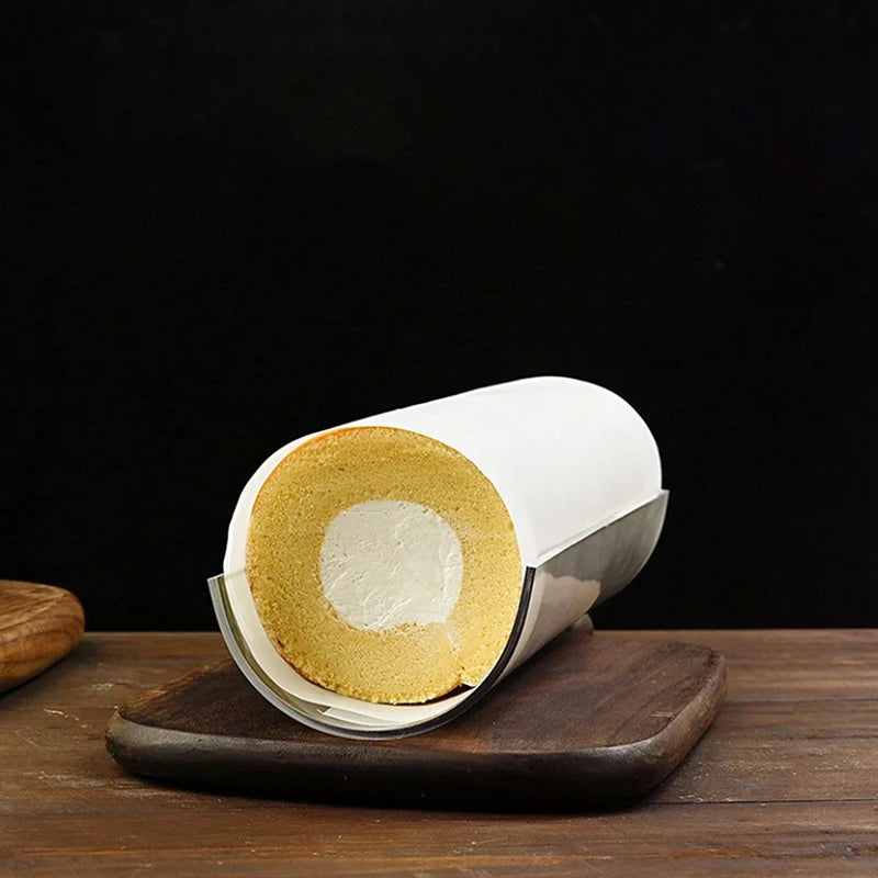 New Thickening 30CM Cake Roll Shaping Insert Mold U-shaped Transparent Retainer Semicircle Pastry Baking Kitchen Tool