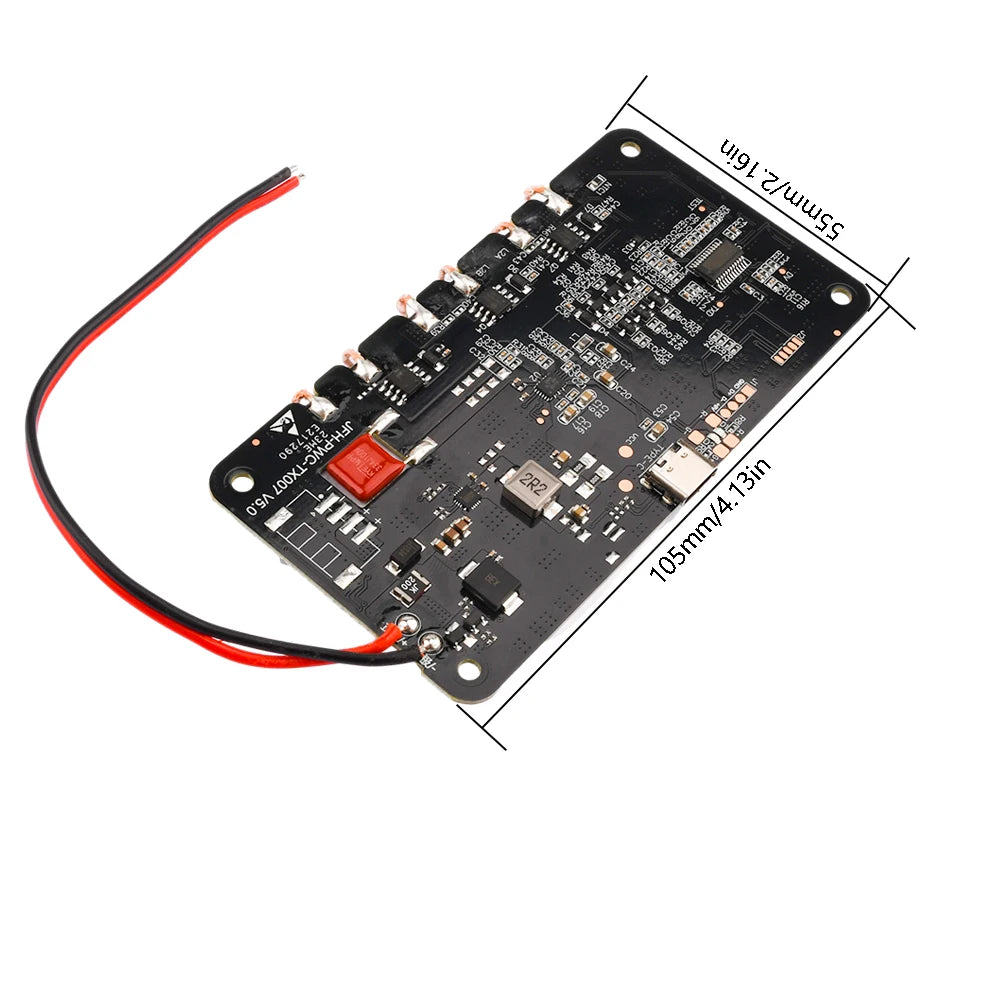 Car 3-coil 20W High-power Wireless Charger Module with Type-C Wireless Fast Charger Charging Transmitter Module Circuit Board