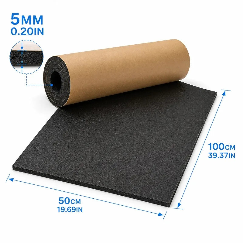 Self-Adhesive Sound Deadening Foam Mat
