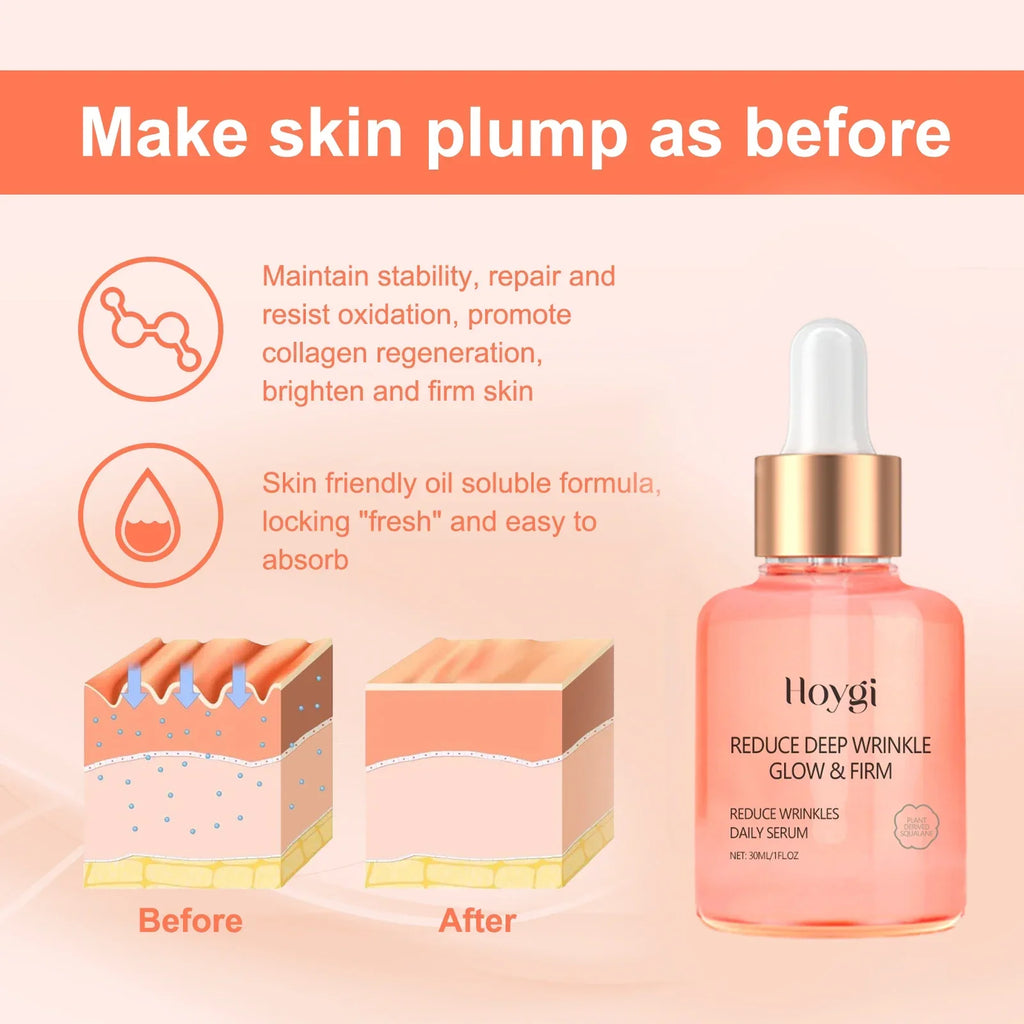Rose oil and VC essence: fade fine lines, care rough and dry skin, brighten and tighten skin care essential oil