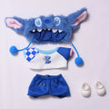 Kawaii Stitch Doll Clothes 15-17Cm Plush Doll Clothes Hat Set Doll Replacement Cartoon Doll Accessories Pet Clothes
