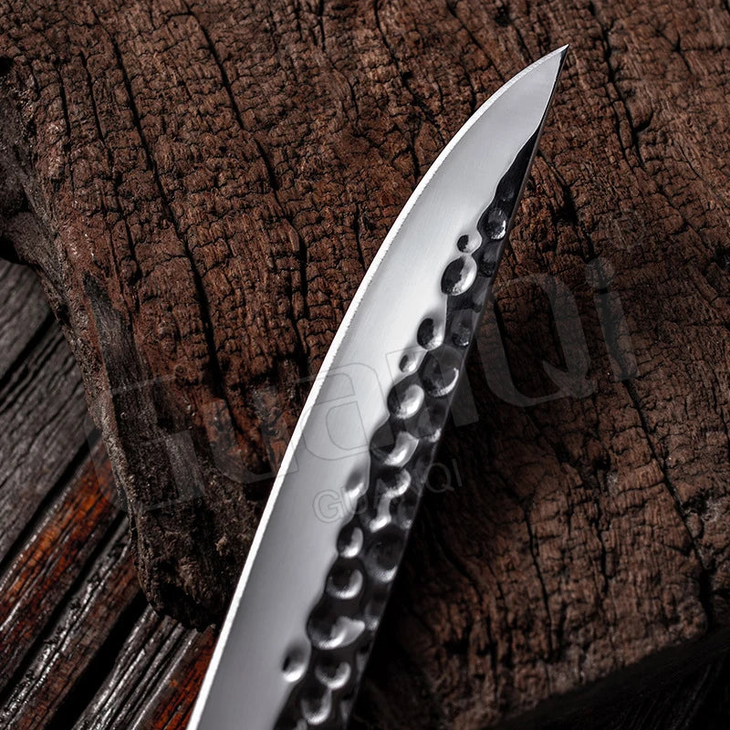 Handmade Stainless Steel Kitchen Chef Boning Knife Fishing Knife Sharp Meat Cleaver Butcher Knife Slicing Slaughter Knives Tool
