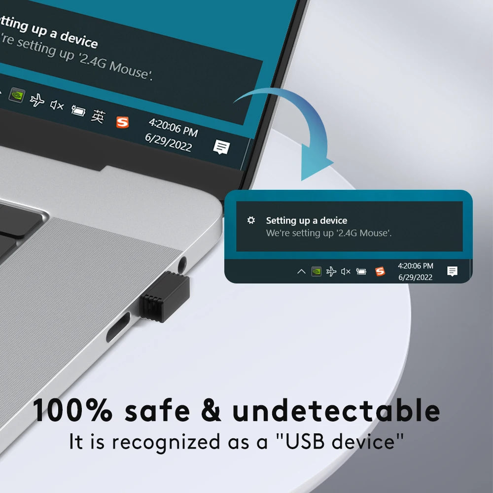 Wireless Mouse Jigglers Mover Undetectable Automatic USB Port