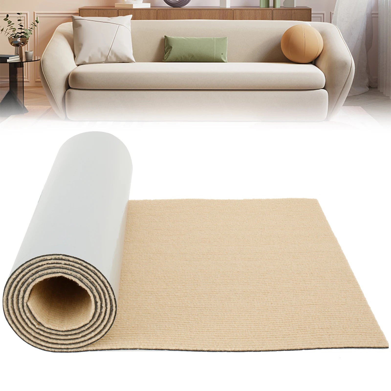 2M Cat Scratch Protector Self-adhesive Trimmable Sofa Protection Artifact Durable Anti-cat Scratch Furniture Pads Cat Supplies