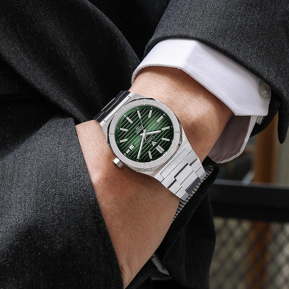 CADISEN Diver Watch Luxury Sapphire MIYOTA 8215 German Designer