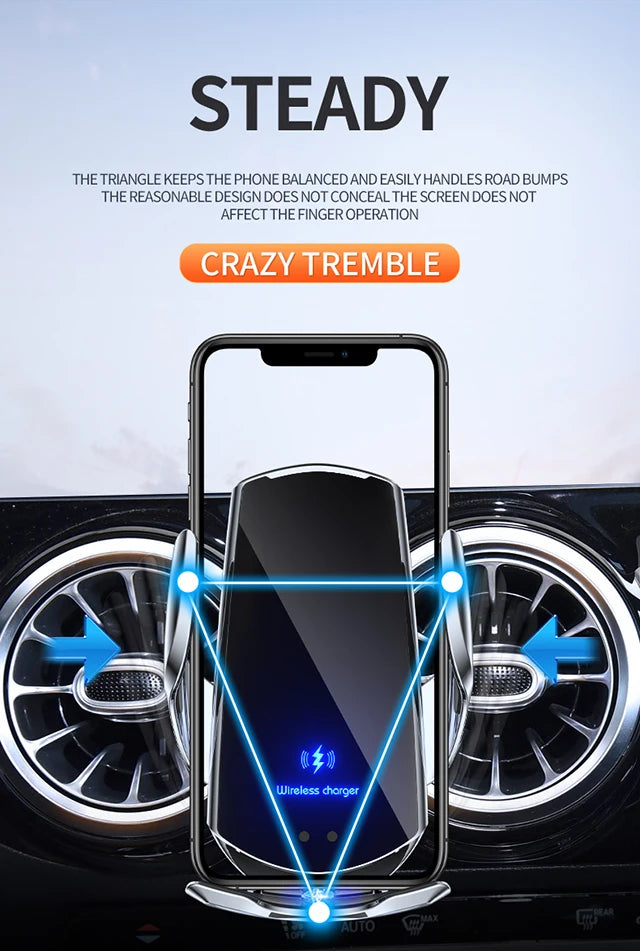 For Car AUDI Q7 4M 2016 2017 2018 2019 Car Phone Holder Special Fixed Base Wireless Charger Stand Mobile Phone Mount Accessories