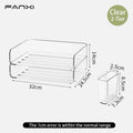Desk Organizer with 2 Vertical File Holder, 4 Tier Stackable Paper Letter Tray File Organizer with  Pen Holder,Desk Organizer