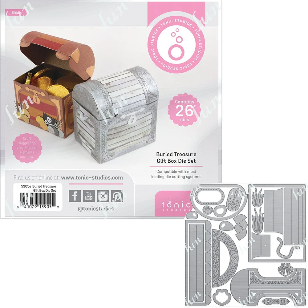 New Sail Away Boat Box Die Set Metal Cutting Dies DIY Scrapbooking Album Embossing Petal Perfection Gift Cuts Crafts Decoration