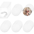 10/30/50pcs Sublimation Air Freshener Blanks – Round DIY Hanging Sheets with Elastic Straps for Car and Home Decor