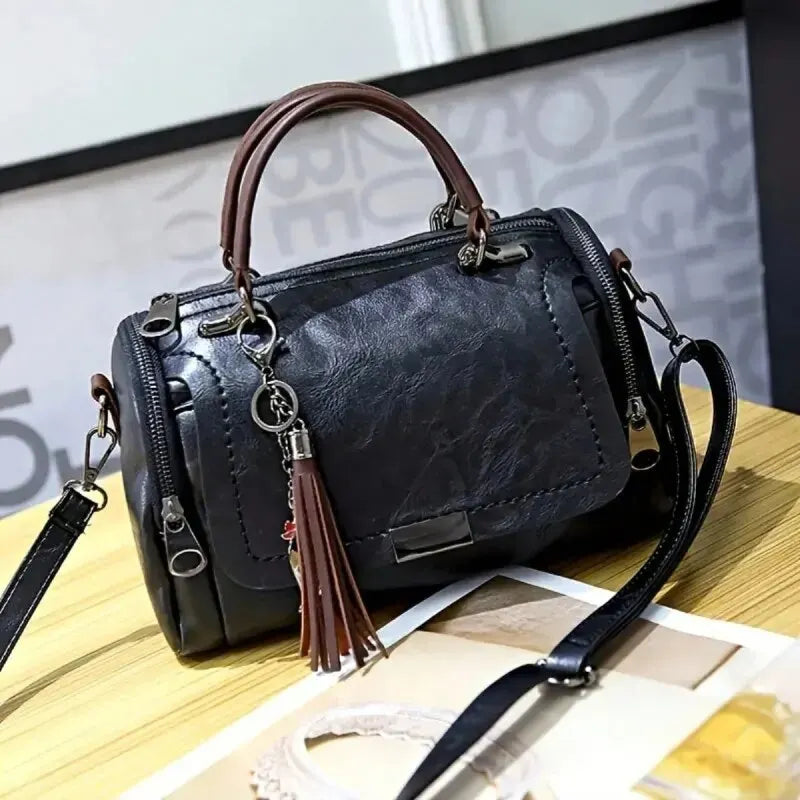 Tassel Decor Women's Shoulder Bag