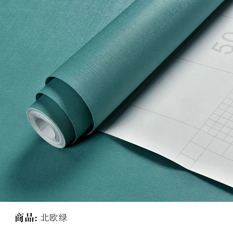 Matte PVC DIY Self Adhesive Decorable Film Vinyl Wall Stickers Kitchen Cabinets Bedroom Furniture Waterproof Oilproof Wallpapers