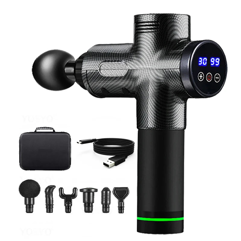 Fascial Massage Gun Electric Percussion Pistol Massager For Body