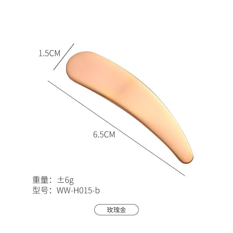 Crescent Moon Shape Face Cream Spoon 304 Stainless Steel Facial Mask Spoon Beauty Skin Care Tool