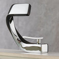 Bathroom Deck Mounted Basin Faucet Black Sink Tap Single