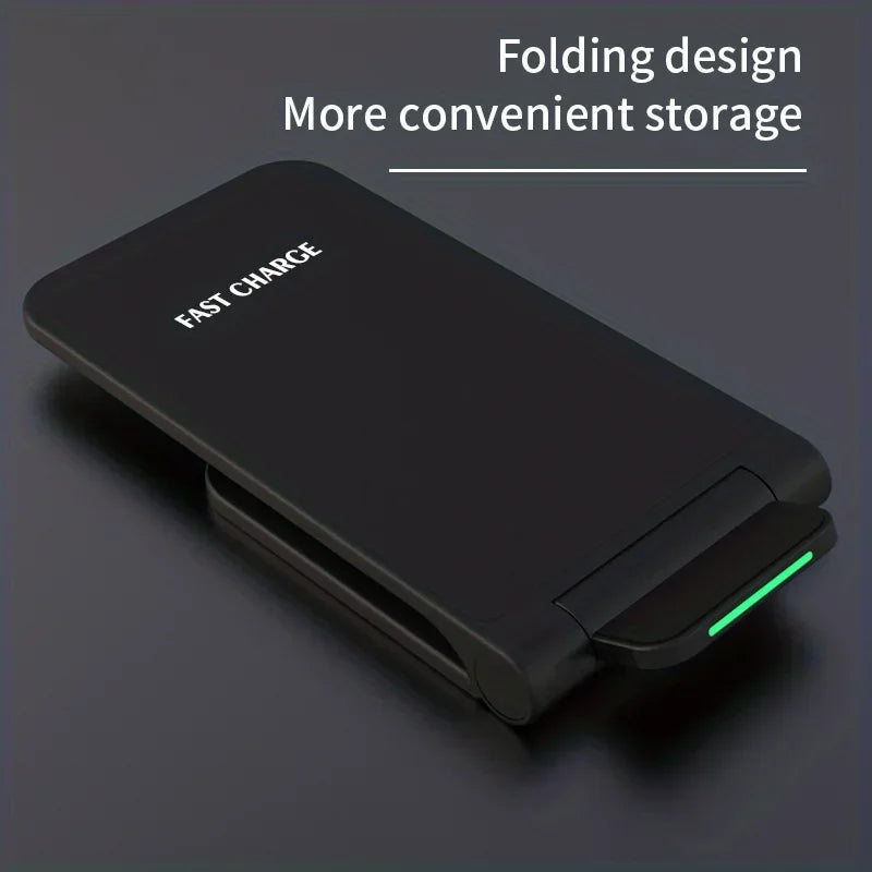 30W Wireless Charger Stand Pad For iPhone 15 14 13 12 11 Pro X XS Max XR 8 Samsung Xiaomi Induction Fast Charging Dock Station