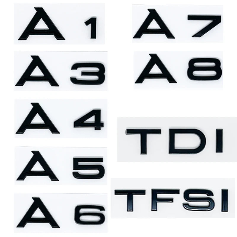 3D ABS Car Logo Emblem Trunk Decals