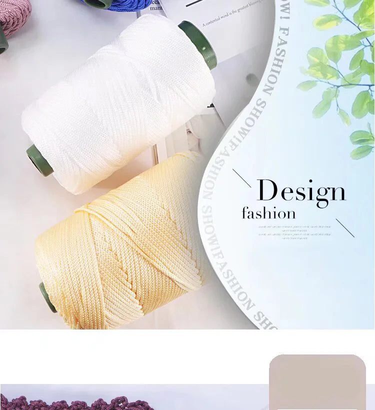 225g Lightweight Ice Silk Thread Handcrafted for Summer Cool Hats, Sun Hats, Storage Baskets, Seat Cushions, Yarn