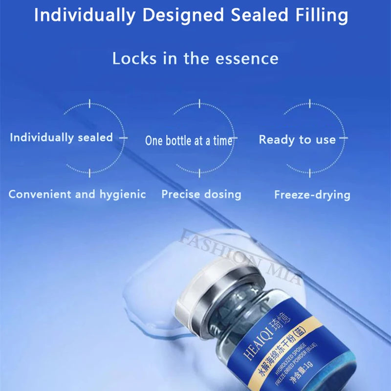 80% Blue Sponge microalgae Kit Face Collagen Regeneration Natural Biological Extract Sponge Spicules Resurfacing Skin Care