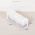 Jeans Compartment Storage Box Closet Clothes Drawer Separation Box Underwear Pants Drawer Divider Bra Socks T-shirt Organizer