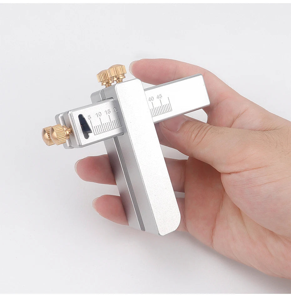 QJH Adjustable Faux Leather Strip Precision Cutting Tool, for DIY Handheld Cutting Belt, Watch Bands & Luggage Straps Craft Tool