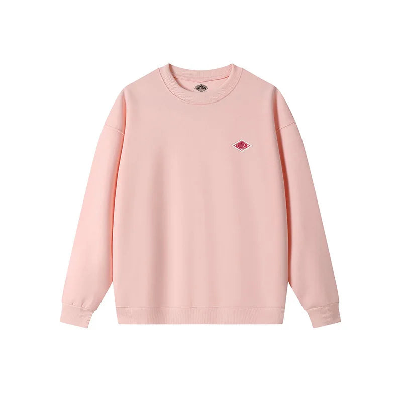 Exported to Japan Winter Fashion Sweatshirt Men/Women Same Embroidery Cotton O-Neck Long Sleeve Tracksuit Top Loose Comfortable