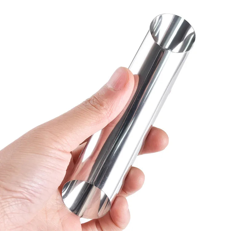 5/10Pcs Cream Horn Molds Stainless Steel Cone Tubular Shaped Mold Baking Cones Horn Pastry Roll Kitchen Cookie Dessert Tool
