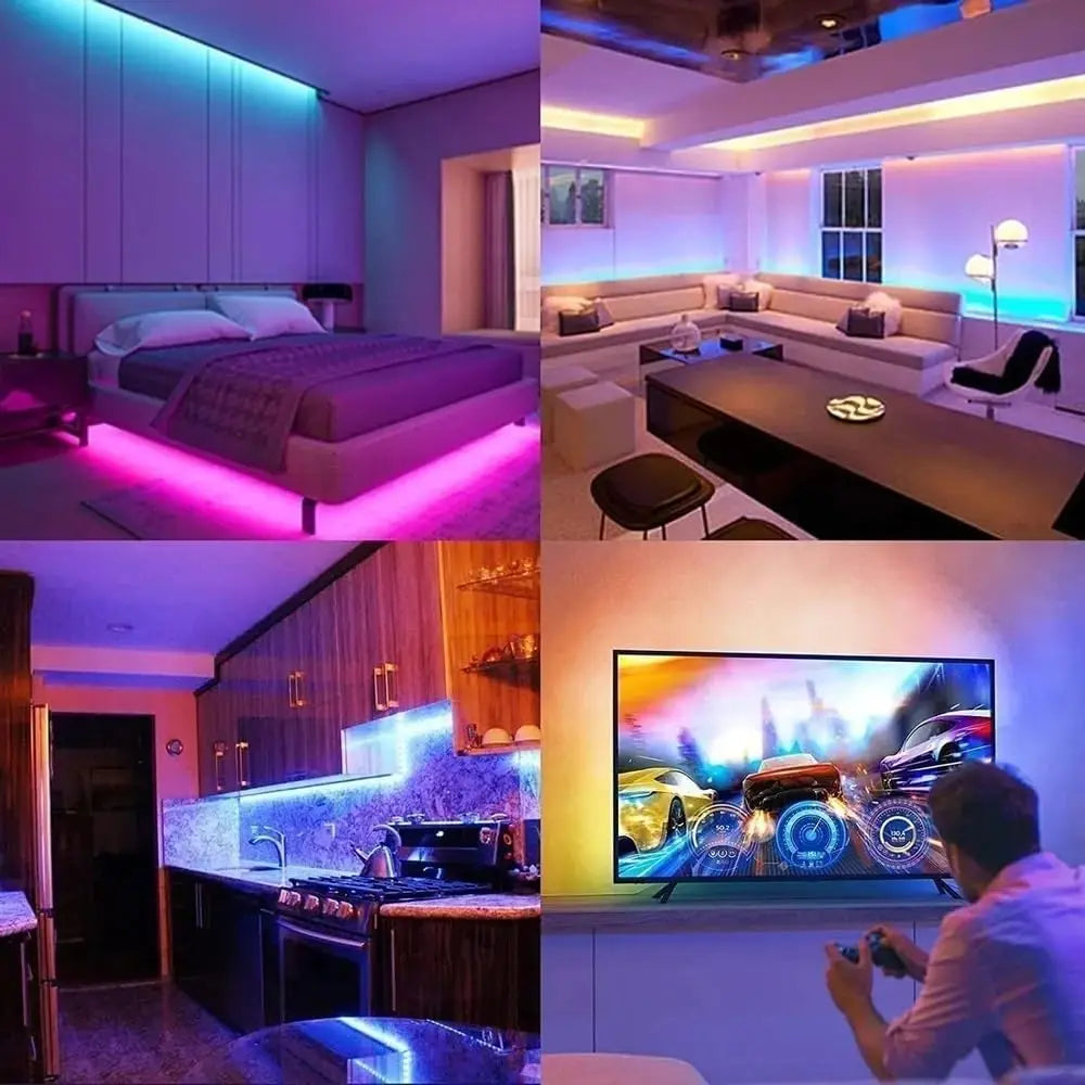 USB Led Strip Lights With 44-Key Infrared Remote Control