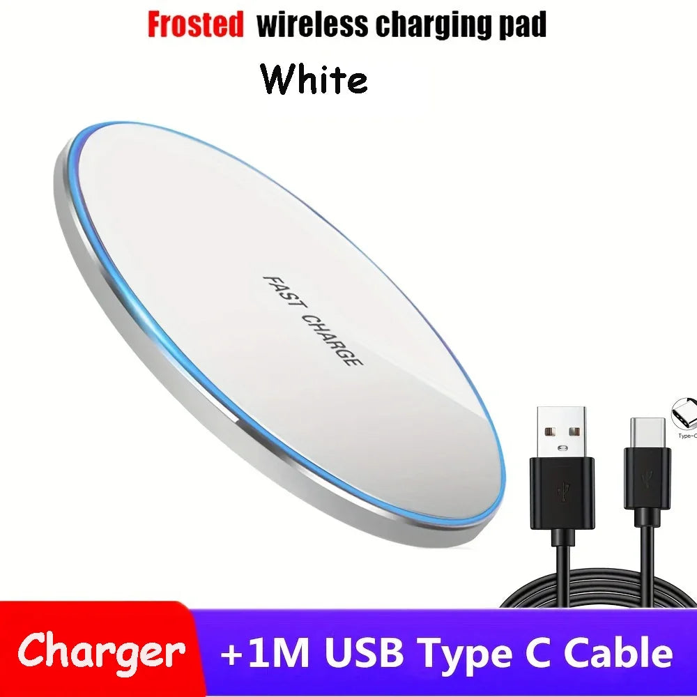 30W Wireless Charger Stand Pad Mobile Phone Fast Charging Station for iPhone17 16 15 14 13 Pro XR 8 XS Max Samsung Note Xiaomi