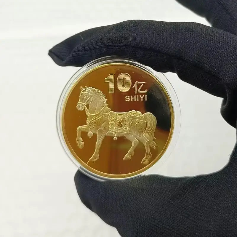 1PC  Metal Collection 2026 New Year Souvenir 40mm Chinese Coins Lucky Animal Horse Collectible Coins