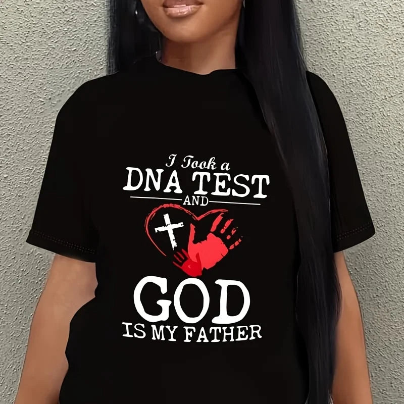 God Is My Father Graphic Tee, Plus Size