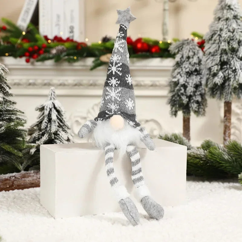 Glowing Plush Faceless Doll Christmas Ornaments Luminous Home Christmas Decor Navidad Natal New Year 2026