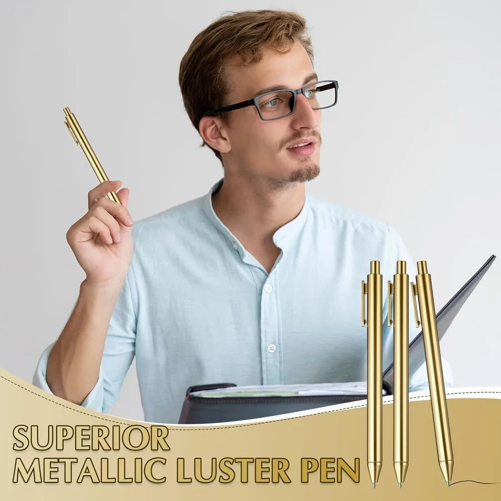 Custom 40pcs Luxury Ballpoint Pen Set with Black Gift