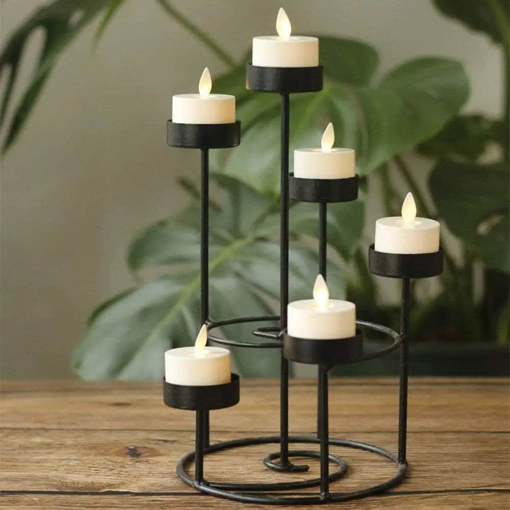 3/6/12 Pieces Warm White Moving Wick LED Tea Light Candles,Decorative Church Religious Wedding Christmas Candles