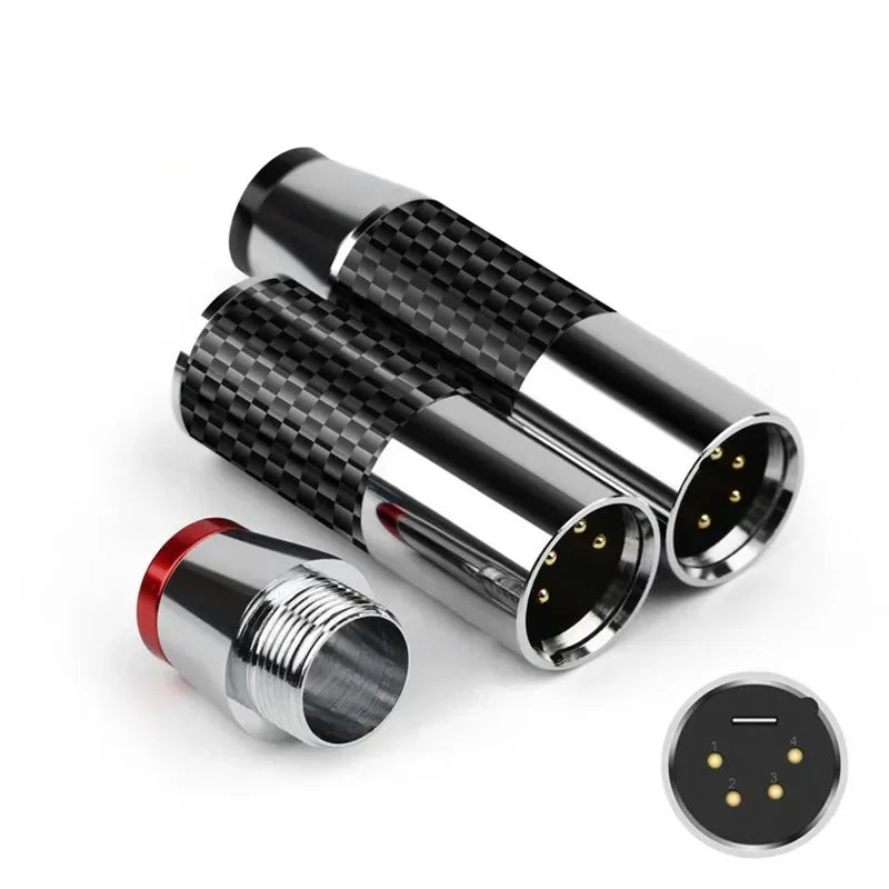 4 Pin XLR Connector Cannon Plug Consumer Electronics Solder