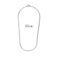Heart Love 925 Sterlin Silver Snake Chain Necklace Secure Ball Clasp Beads Charms Chocker Necklace For Women Wedding DIY Jewelry