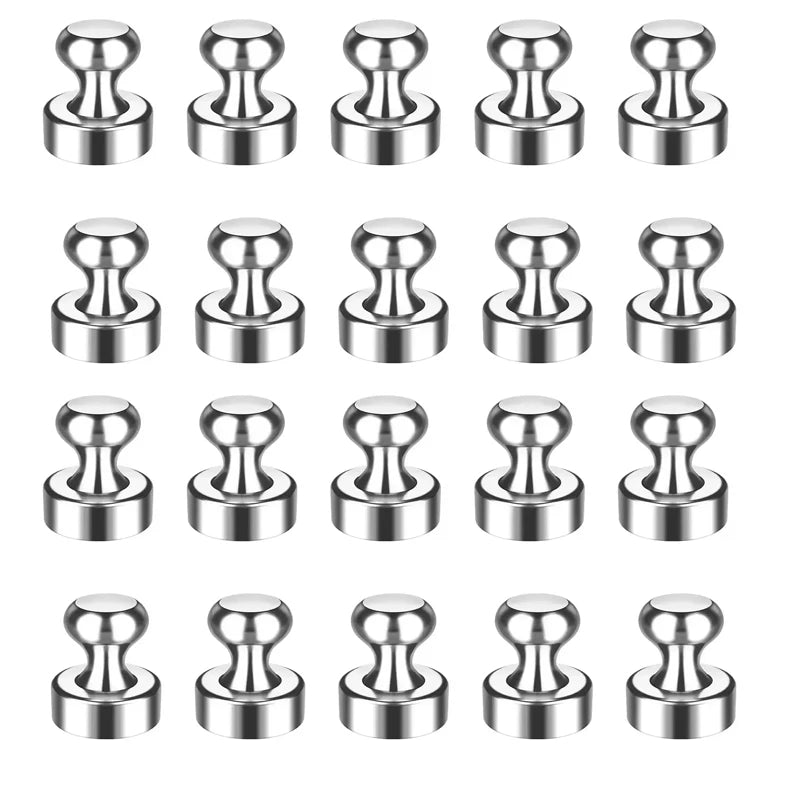 5/20pcs Magnetic Pins Neodymium Magnetic Thumbtacks for Whiteboard Cone Super Strong Fridge Pushpin Magnets Home Storage Tools
