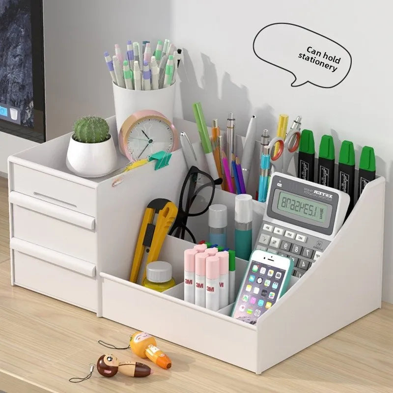 Plastic Drawer Style Makeup Storage Organizer Cosmetic Storage Box Classification Rack Bathroom Bedroom Desk Organizer