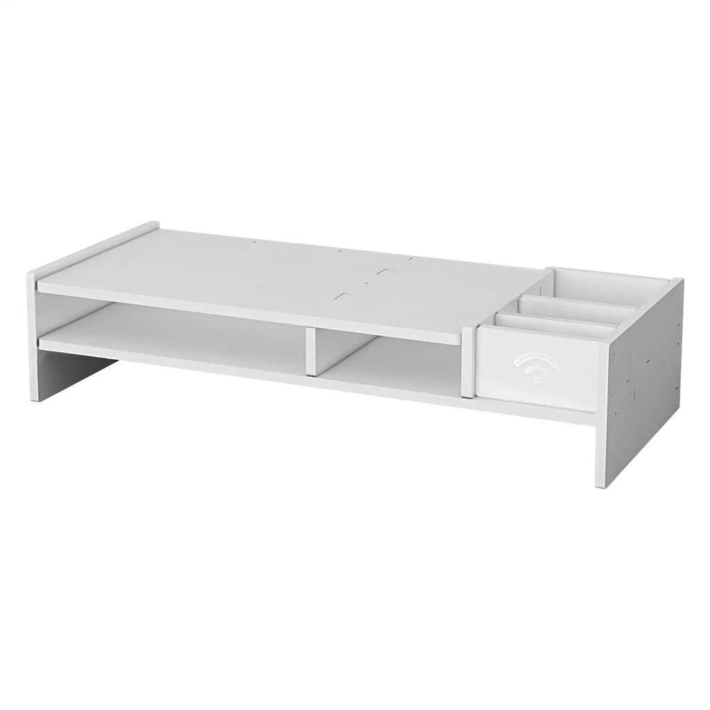 3-Tier Desk Organizer Shelf Desk Riser Height Adjustable Computer Stand Desk Shelf Riser Computer Shelf Storage Rack Stand Riser