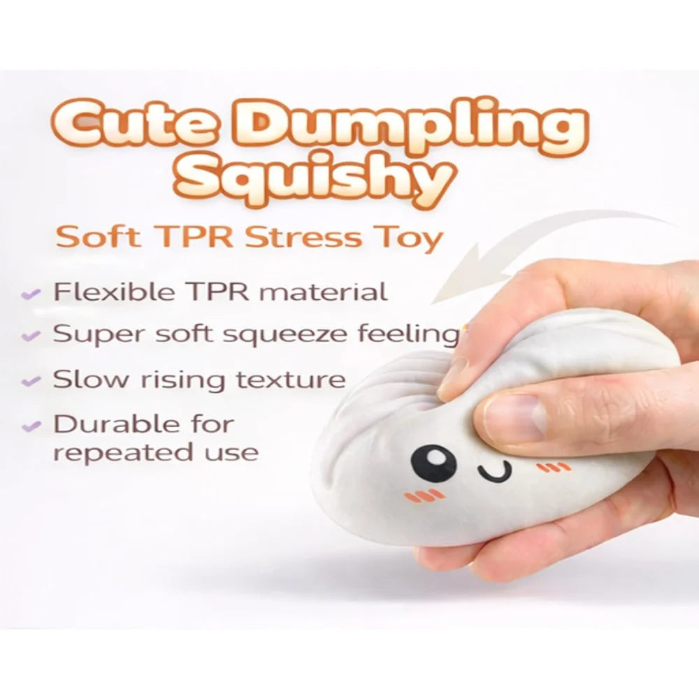 Flash Dumpling Slow Rebound Squishy Ball Soft Pinch Stress Relief Toy Home Office Decor Gift