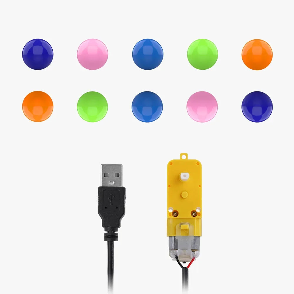 For Bambu Lab Marble Run 003 3D Printer Wireless Charger Inball Runway Components Kit Mouse Clock Gifts Hardware DIY Kid Toy Gun