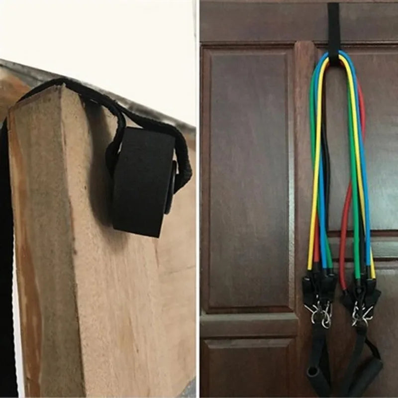 1/2pcs Elastic Resistance Door Anchor Holder Bands Tube Doorway