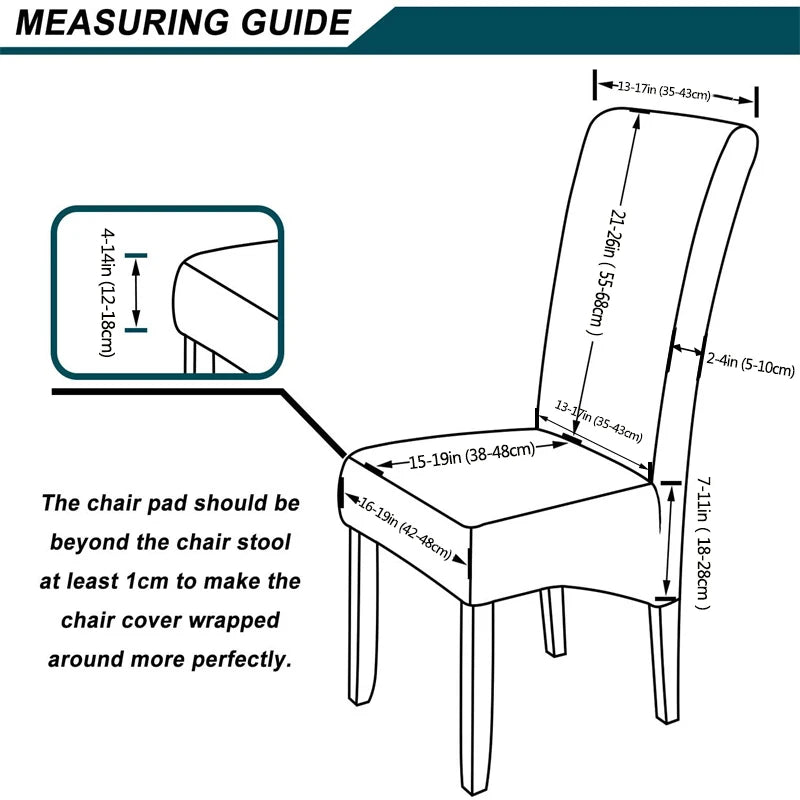 1PC Jacquard Chair Cover Stretch XL Size Long Back Chair Covers Seat Covers For Wedding Dining Room Home Kitchen Chairs