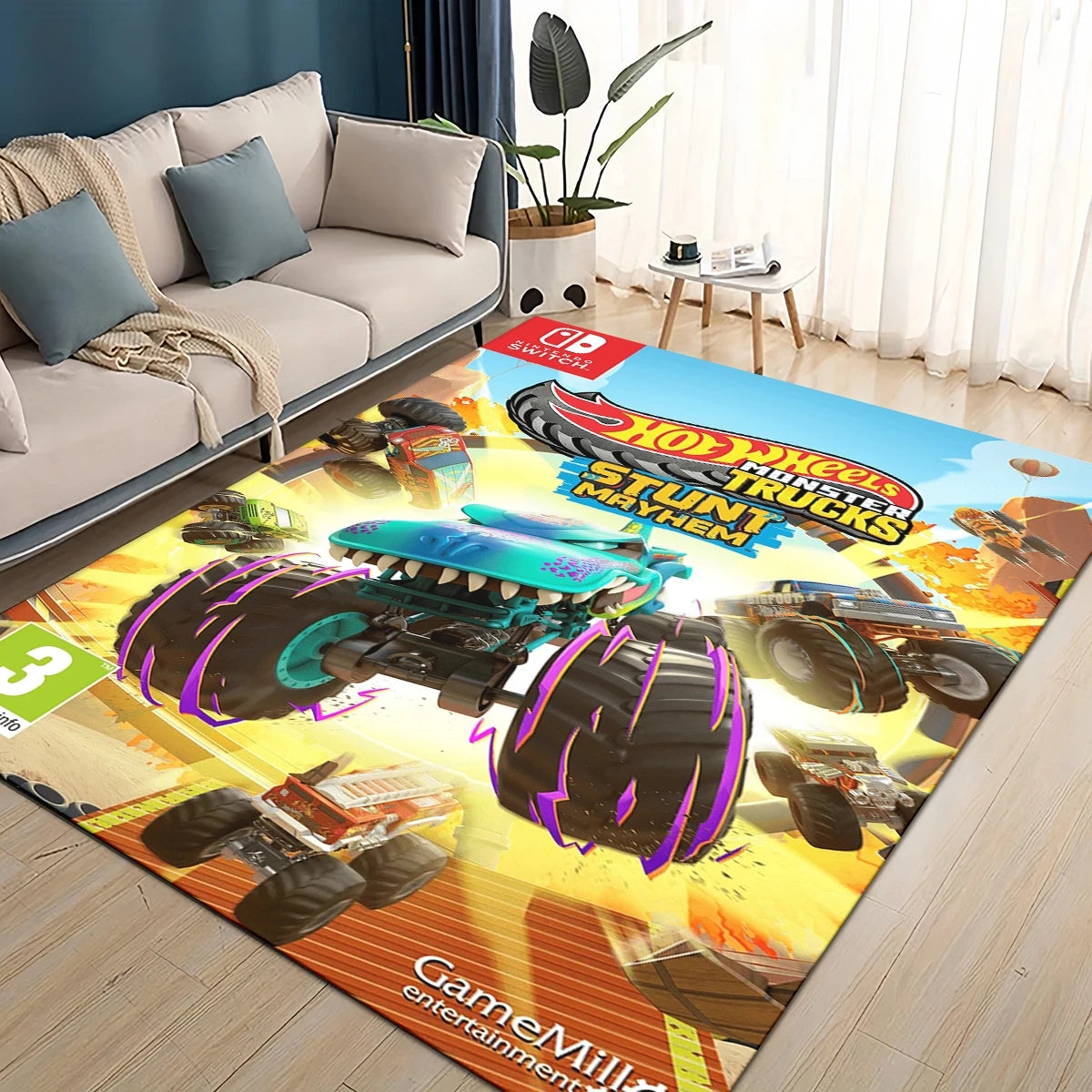 Hot Wheels 27 Style New Racing Car Cartoon Carpet Rug for Living Room Bedroom Home Sofa Decoration,Kids Play Non-slip Floor Mat